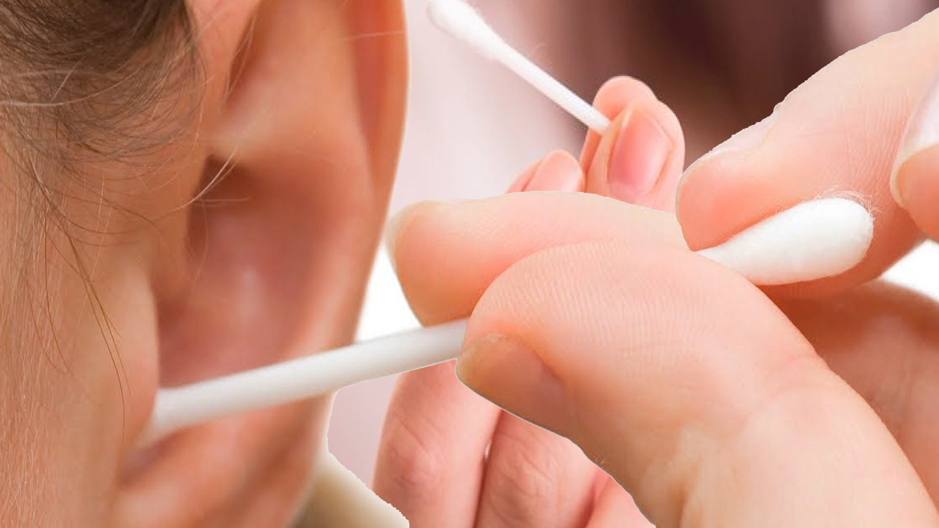 Nice woman Ear Cleaning