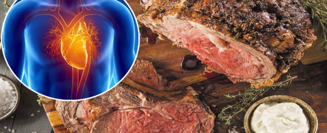 Daily Consumption of Red Meat Triples Heart Disease